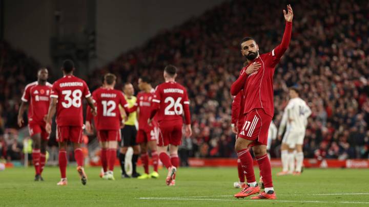 Liverpool 2-0 Aston Villa: Opportunistic Reds snap losing skid through Salah, Gravenberch