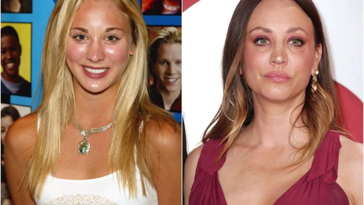 La evolución 'beauty' de Kaley Cuoco, antes y después de saltar a la fama