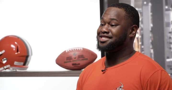 Next Man Up: Browns DT Sam Kamara is a Crocs-loving, car guy who is ready to step up at any moment