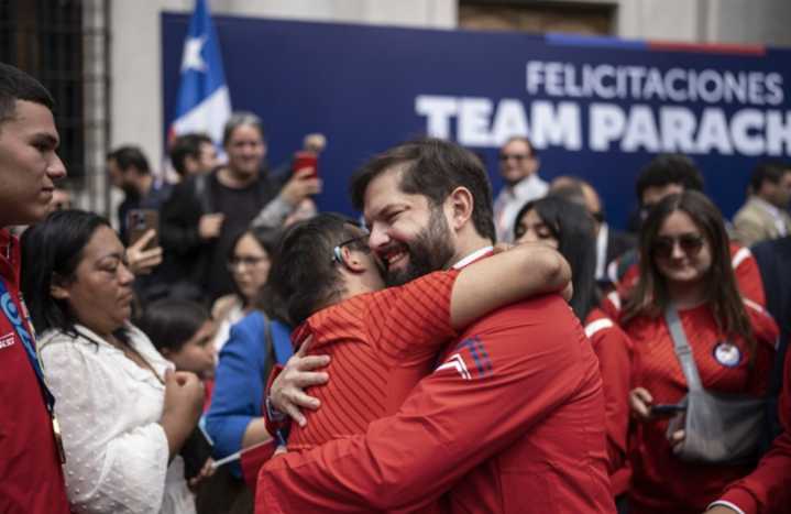 Team ParaChile fue recibido en La Moneda tras los Juegos Parapanamericanos Juveniles