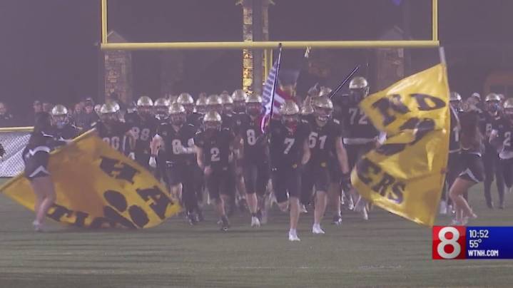 Daniel Hand wins against Guilford, 41