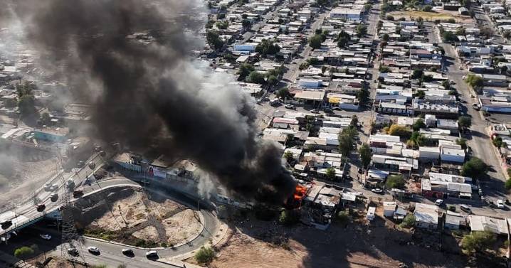 Incendio consume dos casas en la colonia Nueva Esperanza