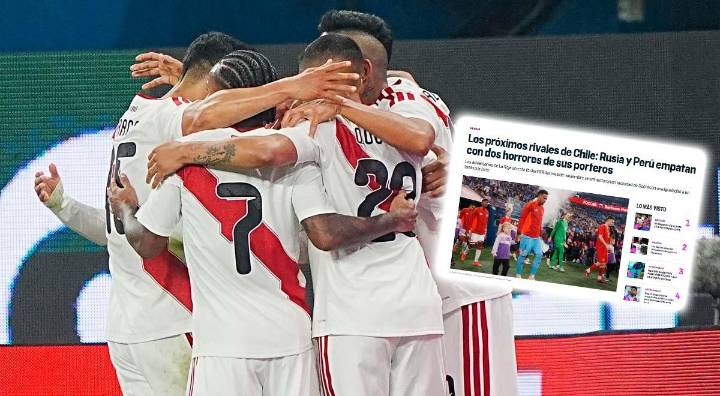 Prensa chilena da fuerte publicación tras conocer el empate de Perú ante Rusia: "Horrores de..."