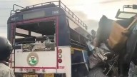17 killed, many critical in truck-bus collision in Telangana