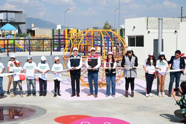 El gobernador Alfredo Ramirez y El presidente Carlos Soto Inauguraron el Parque de la Ciudad de los Niños y Niñas” en Zamora