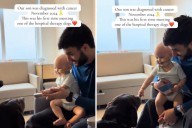 Baby With Cancer Meets Hospital’s Therapy Dog—His Reaction Says It All