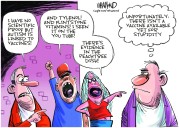Cartoonist’s take: Anti-vax stupidity