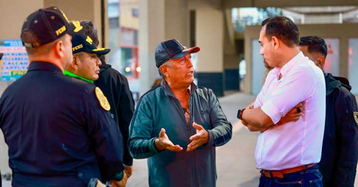 Estado de emergencia: José Jerí supervisa operativo en estaciones de la Línea 1 del Metro