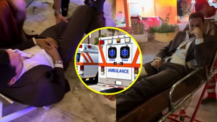 “Hasta que la pierna nos separe" Novio se lesiona en plena boda y termina en el hospital