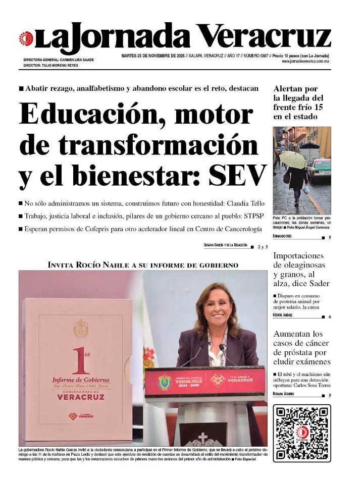Portada del 25 de noviembre de 2025