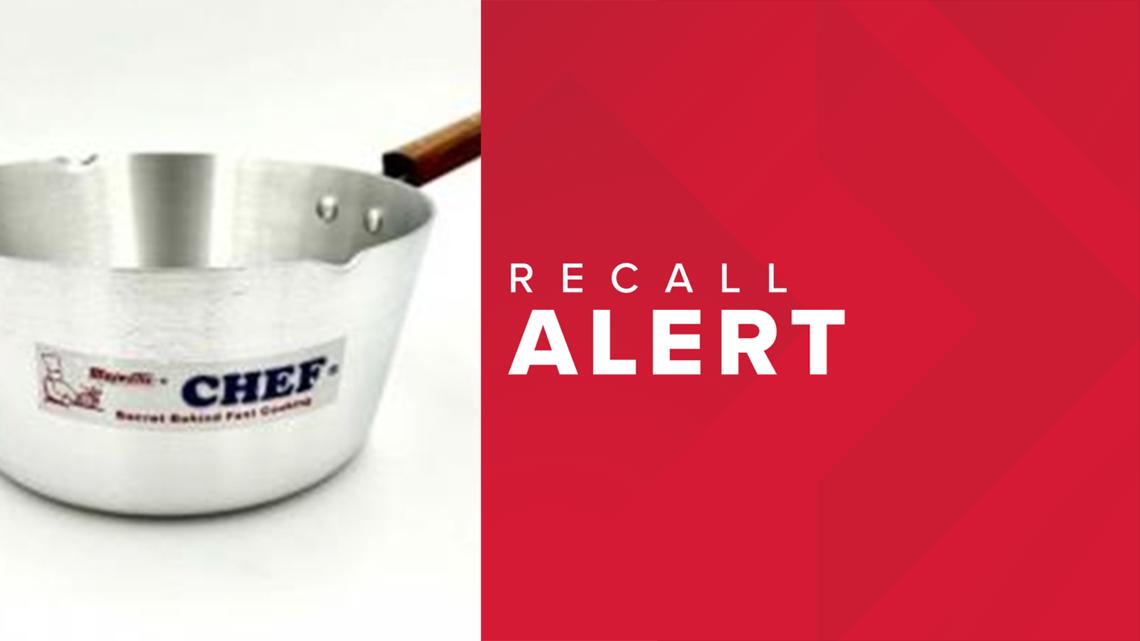 Cooking pans recalled over 'significant' lead contamination risk