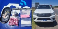 Lo detuvieron por exceso de velocidad y sintieron olor a marihuana: tenía más de 100 dosis de distintas drogas