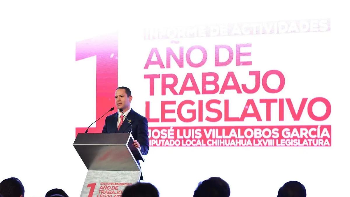 “Servir a Chihuahua ha sido la mayor satisfacción de mi vida”: Presenta Luis Villalobos su Primer Informe Legislativo