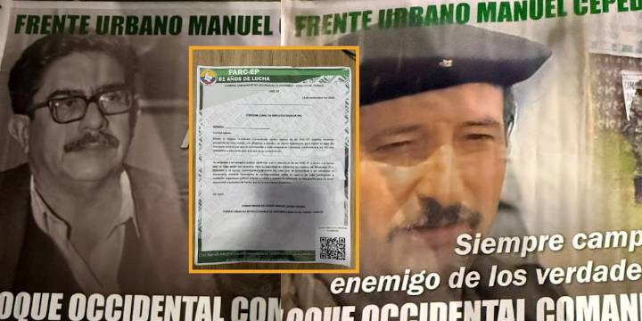 Los intimidantes panfletos con los que alias Hans, de las disidencias de las Farc, cobraba “impuestos para la paz” en el Valle
