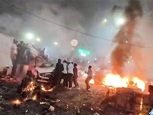 10 killed in Powerful Car Blast Near Delhi’s Red Fort, several injured