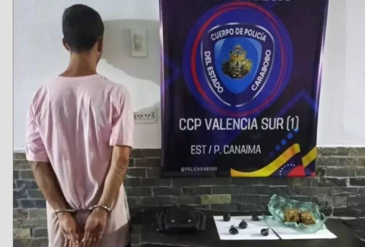 PoliCarabobo detuvo a sujeto con presunta marihuana en El Socorro