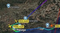Vuelos desviados y retrasos por fuertes rachas de viento en el Aeropuerto de Málaga