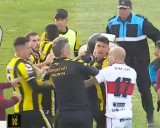 Escándalo en el final de Deportivo Madryn vs Morón: hubo trompadas, patadas e insultos entre los jugadores