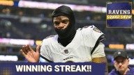 RAVENS SQUAD SHOW: Baltimore Ravens WIN STREAK improves to 3 as rest of AFC continues to struggle