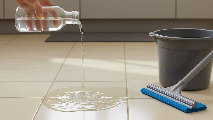 Lo estás haciendo mal: qué ingrediente hay que tirar al piso antes de trapear