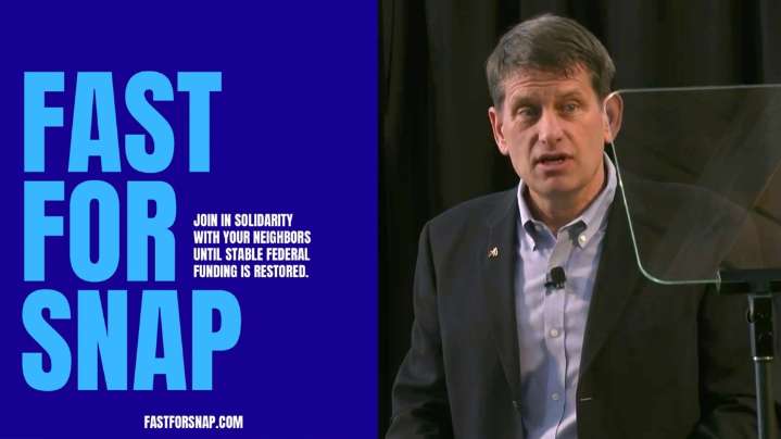 Grand Rapids Mayor David LaGrand hopes to raise awareness for food benefits by fasting