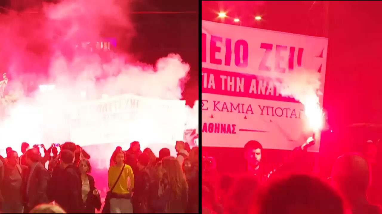 Over 10,000 march in Athens to mark the anniversary of the 1973 student uprising