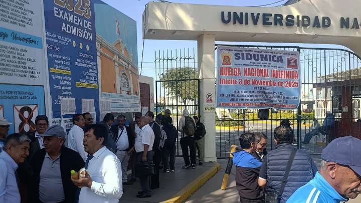 Docentes toman la Universidad San Luis Gonzaga de Ica y acatan huelga nacional