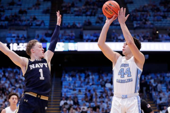 Wilson pushes No. 18 North Carolina past Navy, 73