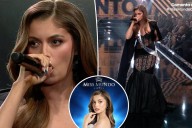 Miss World Chile Ignacia Fernandez performs death metal song for talent competition