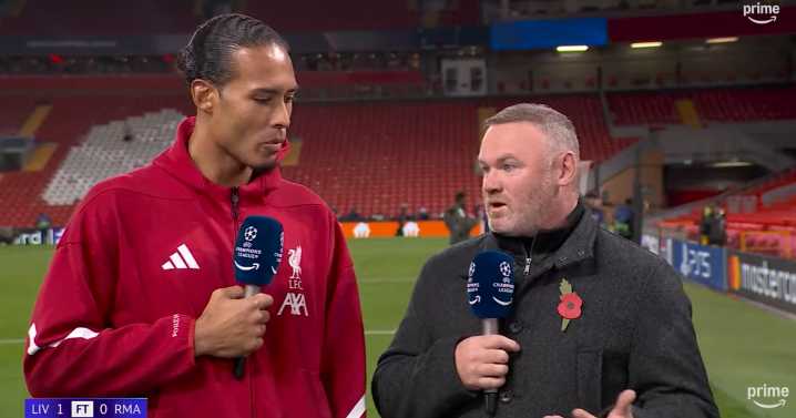 Man United icon Wayne Rooney gets final response from Virgil van Dijk after public war of words