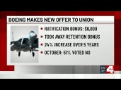 Boeing leadership sends message to striking employees offering $6,000 ratification bonus