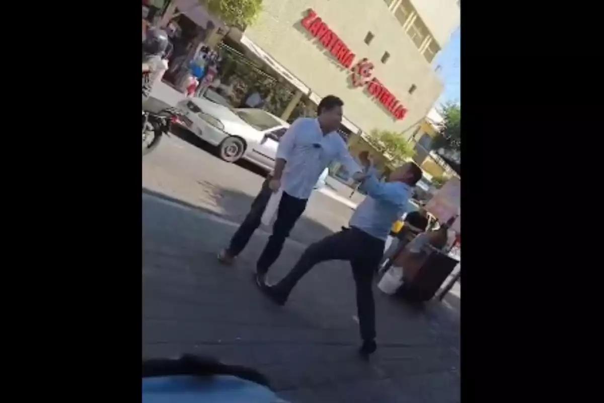 Video viral: diputado Leoncio Morán protagoniza pelea callejera en Colima; abren investigación por presuntas ofensas