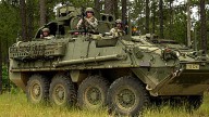 Llegaron a la Argentina los primeros cuatro Vehículos de Combate Blindado Stryker 8x8 M1126