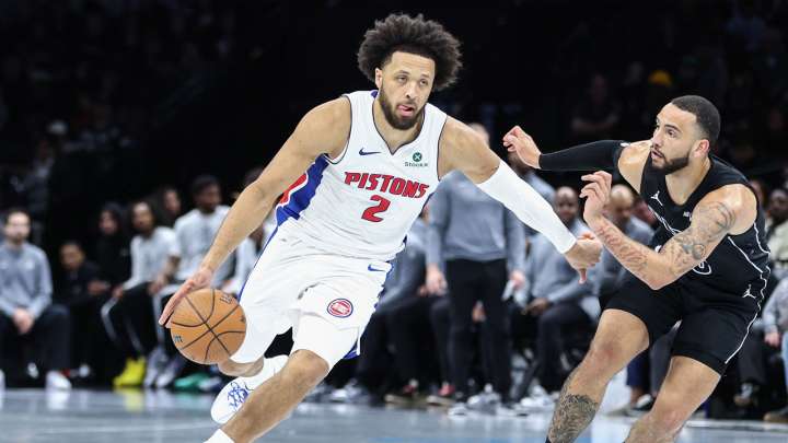 Pistons’ Cade Cunningham goes full Vince Carter with dunk in Nets rout