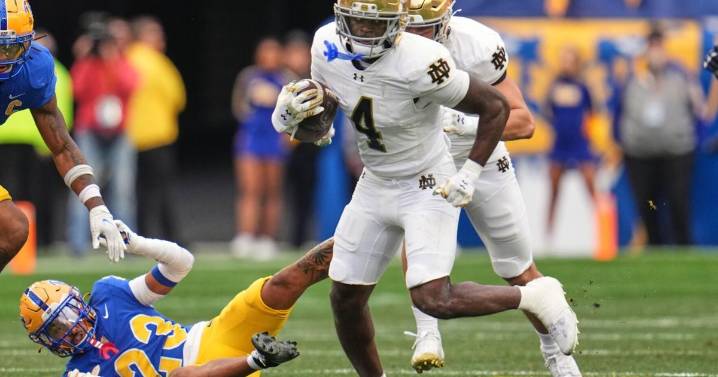 Jeremiyah Love and No. 9 Notre Dame overwhelm No. 23 Pittsburgh in victory
