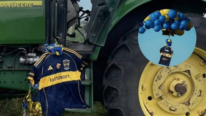 Apareció la camiseta de Russo que Boca lanzó al cielo como homenaje