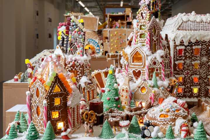 A free Gingerbread City designed by local architects is coming to NYC this holiday season