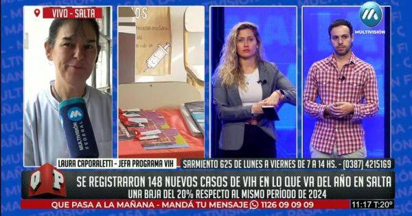 Se registraron 148 nuevos casos de VIH en Salta en lo que va del año