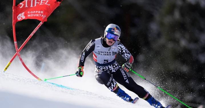 Robinson wins giant slalom and Shiffrin 14th at Copper Mountain
