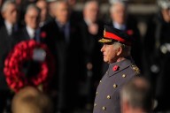 King Charles III leads Britain’s Remembrance Sunday ceremony for war dead