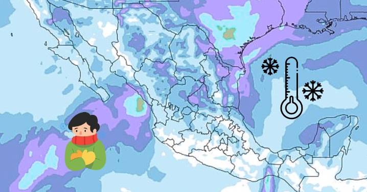 Llega diciembre con el Frente Frío 17: habrá bajas temperaturas y lluvias en gran parte de México