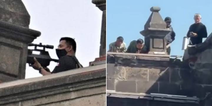 La verdad detrás de la foto de un francotirador que causó polémica durante marcha de la Gen Z en redes sociales