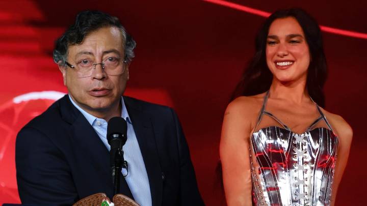 Gustavo Petro publicó mensaje sobre Dua Lipa y desató terremoto en redes sociales: “Es progresista”