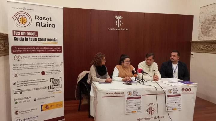L’Ajuntament presenta "Reset Alzira", el nou programa d’ajuda psicològica i suport psicosocial per a la joventut