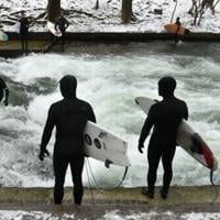 Munich's surfers stunned after famed river wave vanishes