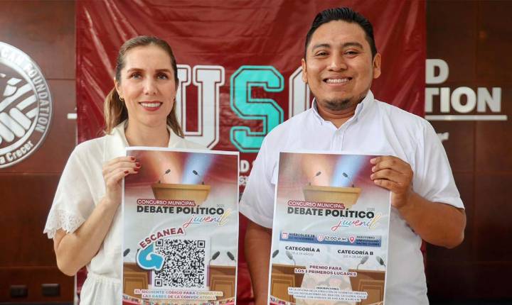 Gobierno de Isla Mujeres lanza convocatoria para el Concurso Debate Político Juvenil 2025