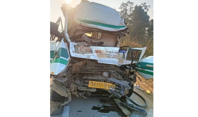 108 Ambulance Rams Truck in Sambalpur: One Dead, Five Critical