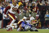 Deadspin | Commanders LB Frankie Luvu wins appeal of 1-game suspension