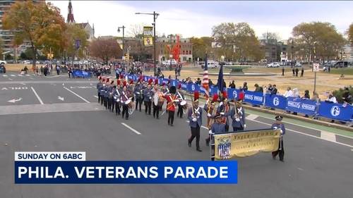 Philadelphia's 11th annual Veterans Parade to march down the Ben Franklin Parkway Sunday