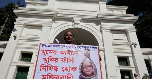 Bangladesh urges India to hand over Sheikh Hasina after tribunal sentences her to death